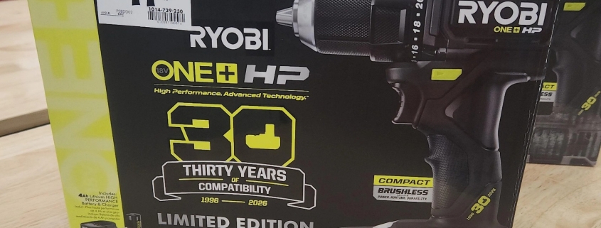 Ryobi’s 30th Anniversary Black Drill Is Super Rare