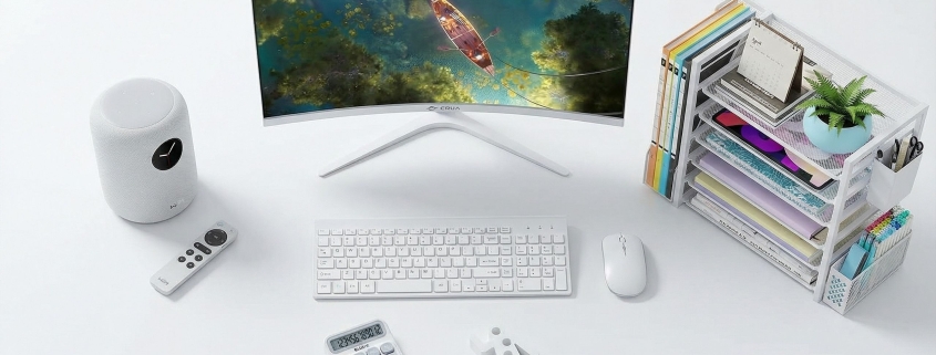 Get the minimalist look: 32 crisp white home office finds