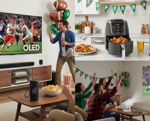 12 top tech items I’d buy to host the best Super Bowl party — TVs, soundbars, appliances, drinks dispensers, speakers, games, and more