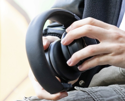 The weirdest headphones at CES will launch on Kickstarter next month