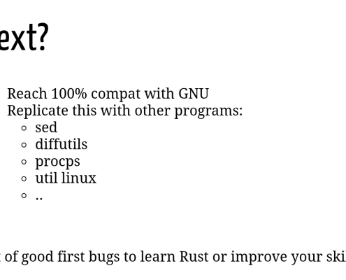 Rust Coreutils Continues Working Toward 100% GNU Compatibility, Proving Trolls Wrong