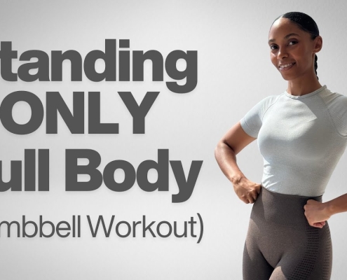 Not planks or push-ups — sculpt your entire body with this 20-minute standing dumbbell workout