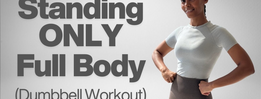 Not planks or push-ups — sculpt your entire body with this 20-minute standing dumbbell workout