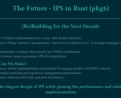 OpenIndiana Is Porting Solaris’ IPS Package Management To Rust