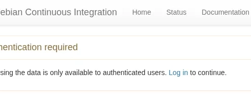 Debian’s CI Data No Longer Publicly Browseable Due To LLM Scrapers / Bot Traffic