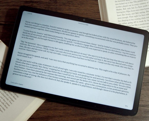 I stopped using a dedicated e-reader when I found out my tablet could do this instead I stopped using a dedicated e-reader when I found out my tablet could do this instead