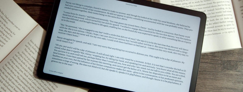 I stopped using a dedicated e-reader when I found out my tablet could do this instead