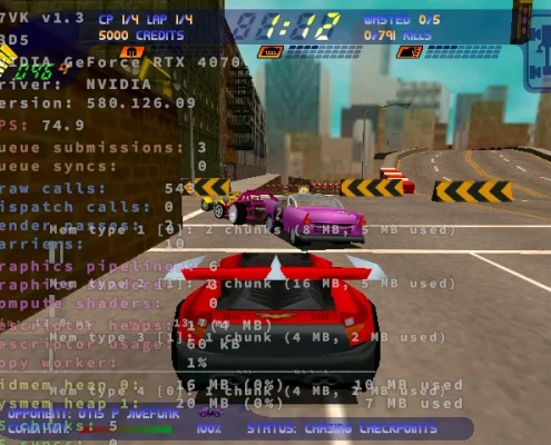 D7VK 1.3 Brings Support For Direct3D 5 On Vulkan