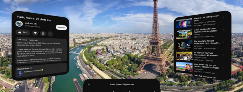 YouTube Finally Released an App for the Apple Vision Pro