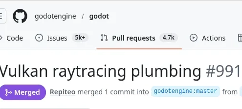 Godot 4.7 Making Progress On Vulkan Ray-Tracing