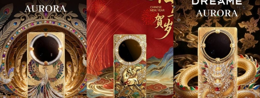 Dreame shows off gilded Aurora phone with three designs that are steeped in symbolism