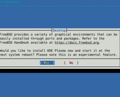 FreeBSD 15.1 On Track With Better Realtek WiFi & KDE Desktop Install Option