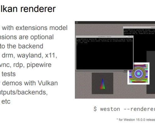 Weston 15.0 Wayland Compositor Released With Vulkan Renderer, New Protocols