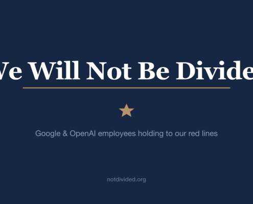 We Will Not Be Divided