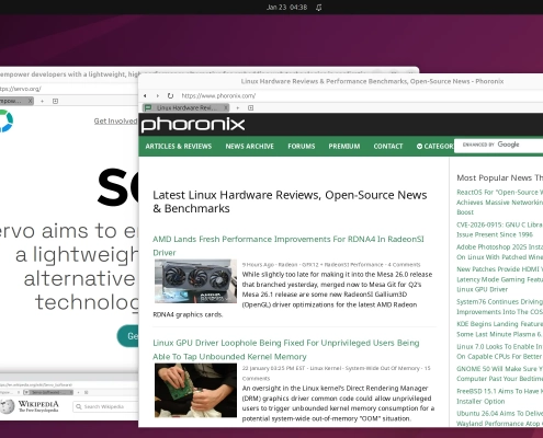 Servo Browser Engine Starts 2026 With Many Notable Improvements