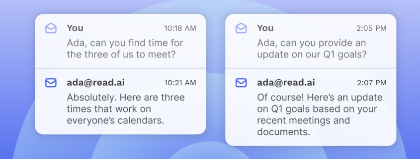 Read AI launches an email-based ‘digital twin’ to help you with schedules and answers