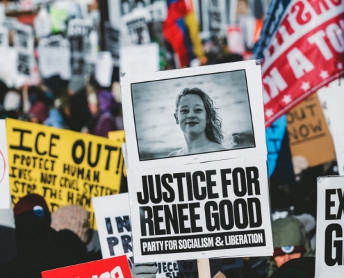 On the ground with thousands of protestors at the Minneapolis general strike