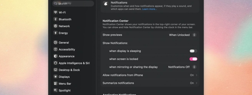 How to manage notifications on Mac