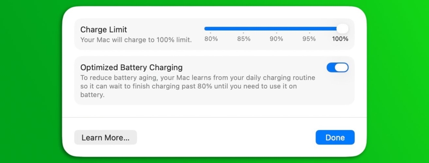 macOS Tahoe 26.4 adds a charge limit slider to preserve your MacBook battery macOS Tahoe 26.4 adds a charge limit slider to preserve your MacBook battery