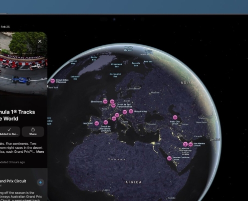 Experience F1 tracks with 3D art in Apple Maps ahead of each race