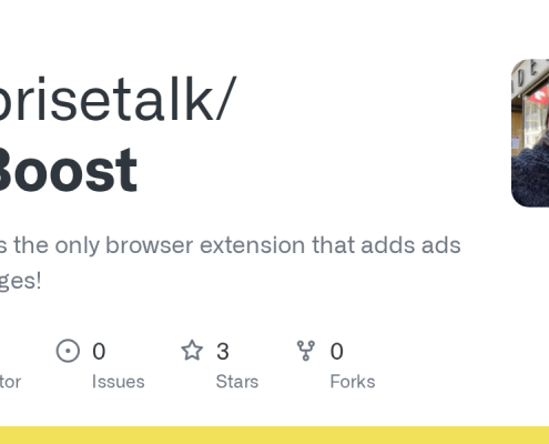 AdBoost: A Browser Extension That Adds Ads To Every Webpage