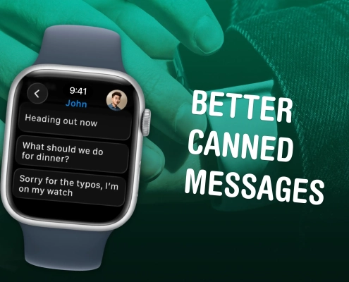 Apple Watch texting: How custom replies make it bearable