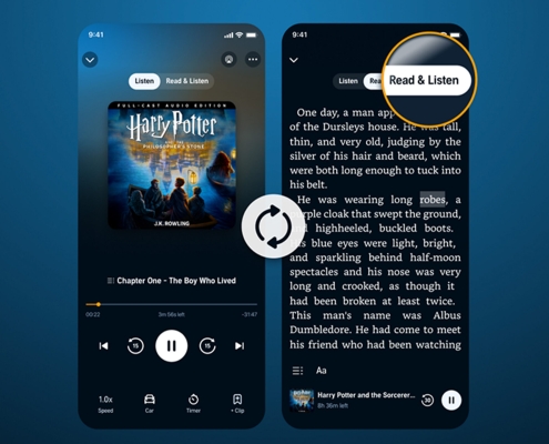 This hybrid reading feature might help your short attention span