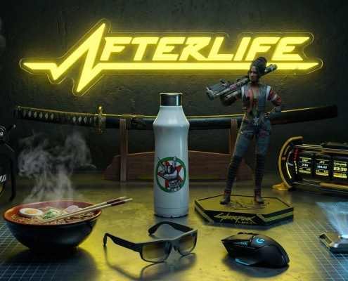 I looted 36 Cyberpunk office upgrades for jacking into work