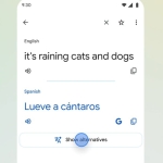 Google Translate can finally decode “raining cats and dogs”