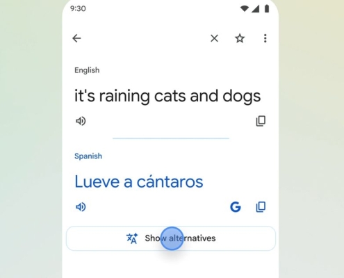 Google Translate can finally decode “raining cats and dogs”