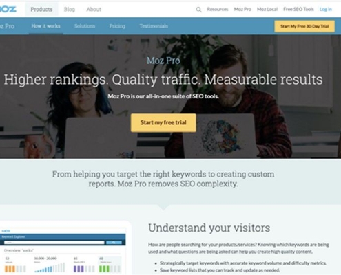 Moz Pro SEO tools review