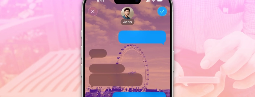 Messages background on iPhone: Set one and quickly tell it apart