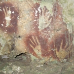 Oldest known rock art is a 68,000-year-old hand stencil with claws Oldest known rock art is a 68,000-year-old hand stencil with claws