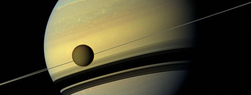 Saturn’s rings may have formed after a huge collision with Titan