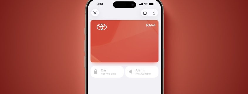Toyota Rolling Out Apple Wallet Car Keys on iPhone Toyota Rolling Out Apple Wallet Car Keys on iPhone