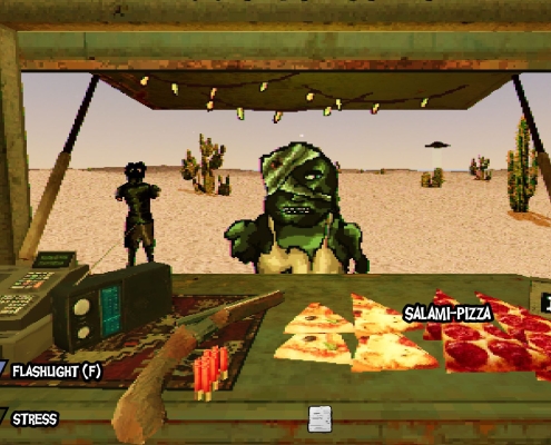 This horror sim is like running a food truck in Fallout: cook questionable meals for mutants, monsters, and the occasional alien