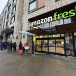 The end of the line for Amazon’s grocery stores brings a final irony: a 30-minute wait to get in