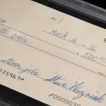 The 0 Check That Kickstarted Apple Just Sold for .4 Million. Take a Look