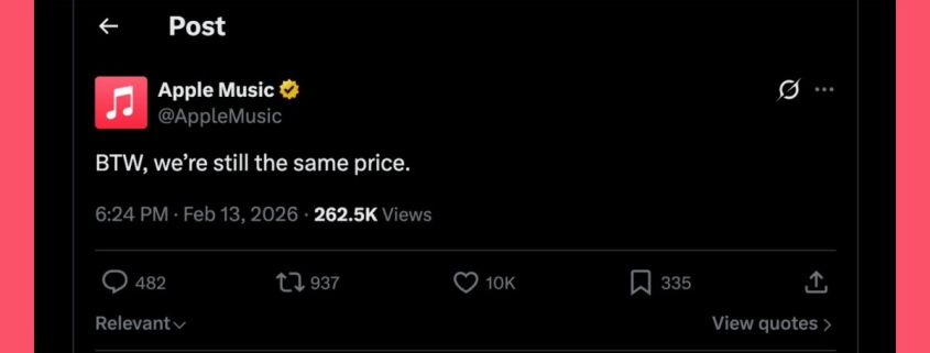 Apple Music pokes fun at latest Spotify price increase Apple Music pokes fun at latest Spotify price increase