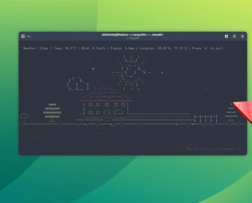 Give Your Weather Report an Animated ASCII Spin in Linux Terminal