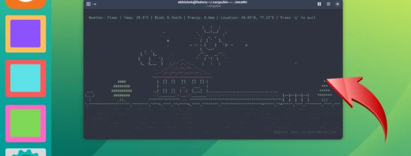 Give Your Weather Report an Animated ASCII Spin in Linux Terminal
