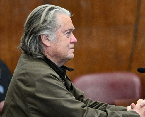 Trump Affiliates Bannon and Epshteyn Named in ‘Let’s Go Brandon’ Crypto Coin Lawsuit