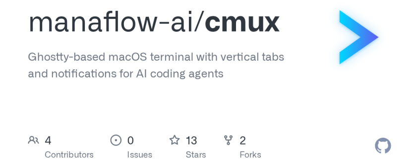 manaflow-ai/cmux: Ghostty-based macOS terminal with vertical tabs and notifications for AI coding agents