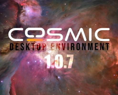 COSMIC Desktop 1.0.7 Improves Workspaces Overview