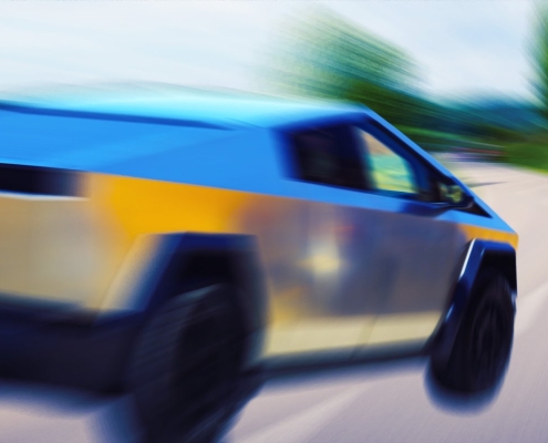 Cybertruck Attempts to Fling Baby Onto Highway