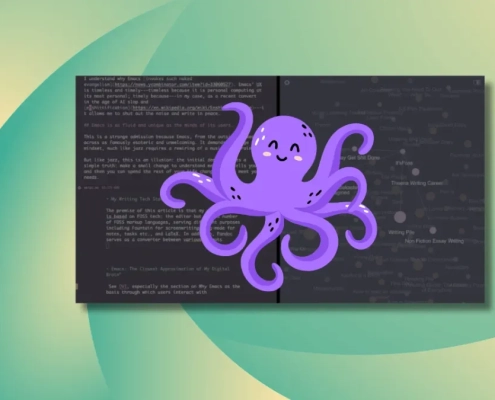 Why and How I am Using Emacs for Writing My Next Novel