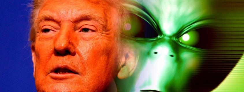 As Epstein Scandal Tightens, Trump Announces That He’s Releasing All Government Files About Alien Life