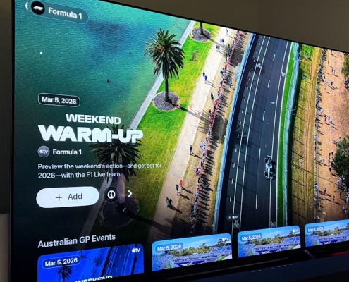 There’s a dedicated channel for Formula 1 in the Apple TV app now
