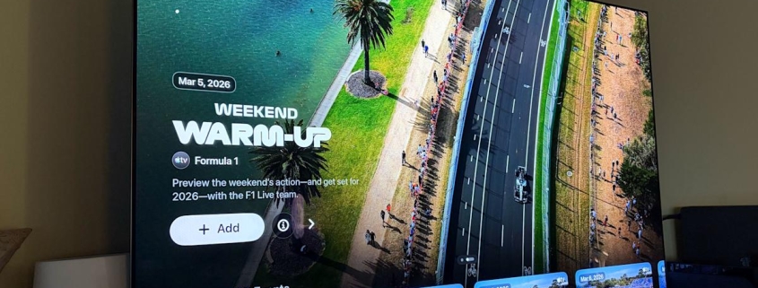 There’s a dedicated channel for Formula 1 in the Apple TV app now