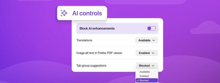 Firefox Getting New Controls to Turn Off AI Features
